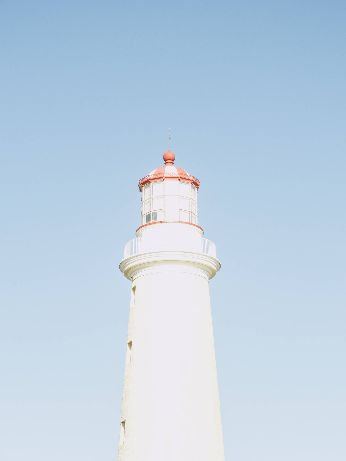 Pastel Iphone Blue Lighthouse Background