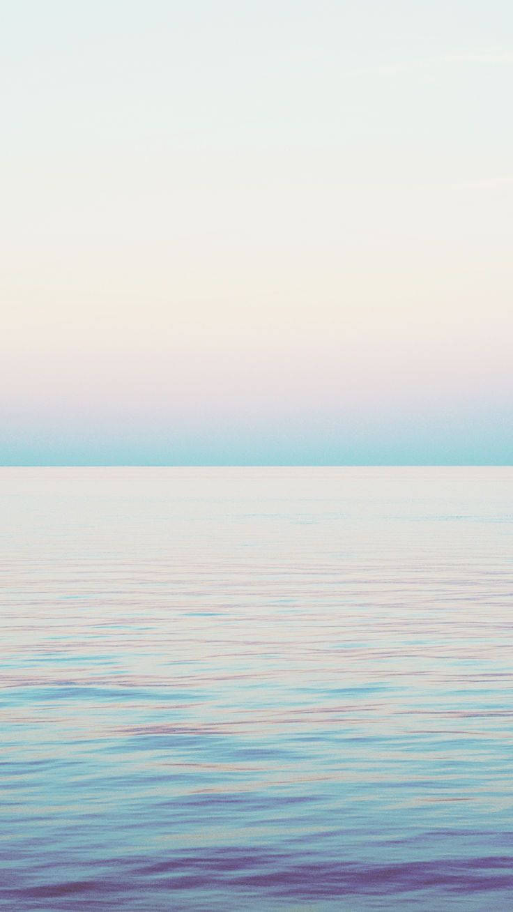 Pastel Iphone Calm Sea Background