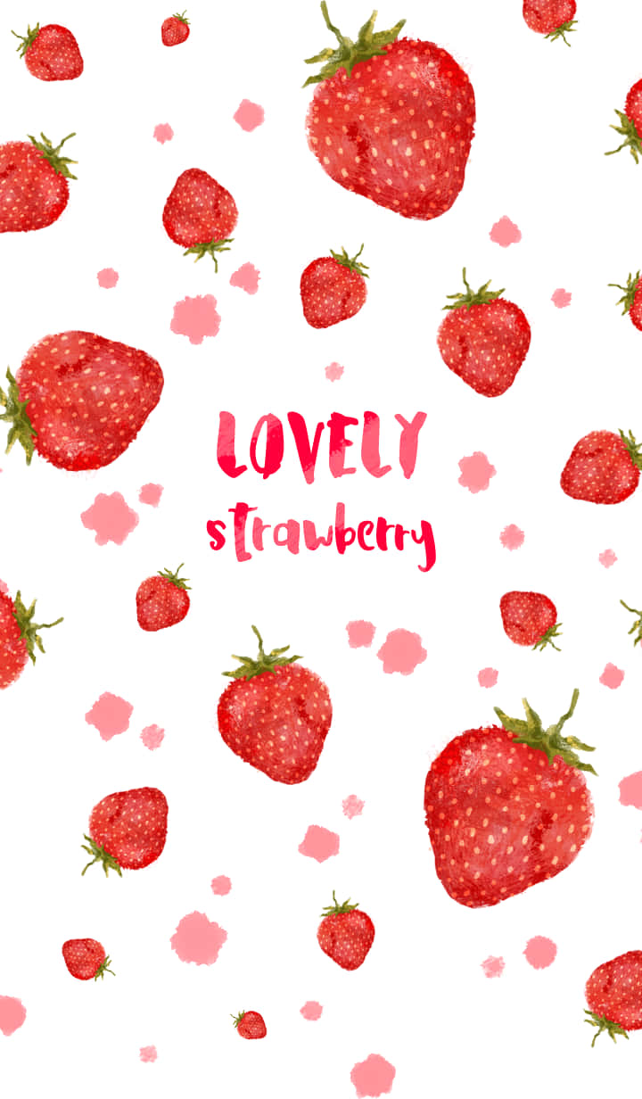 Pastel Lovely Strawberry