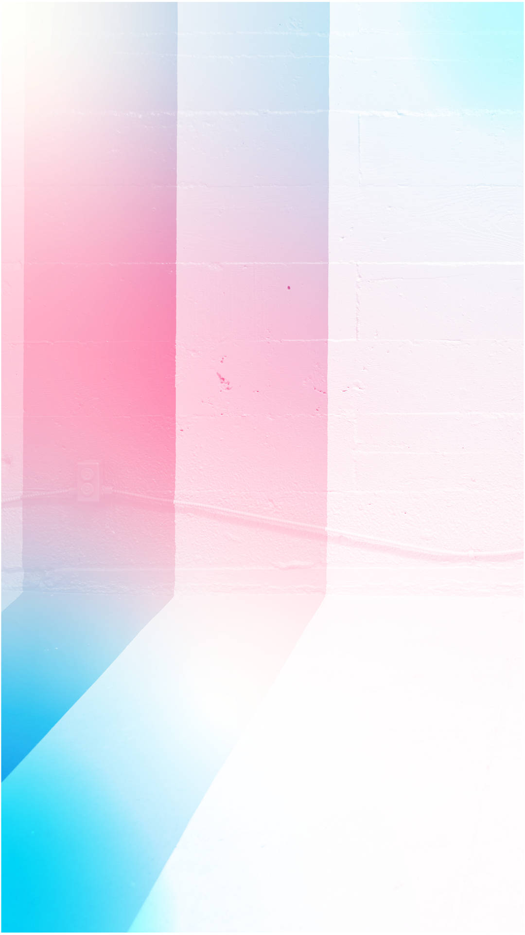 Pastel Minimalist Wall With Socket Background