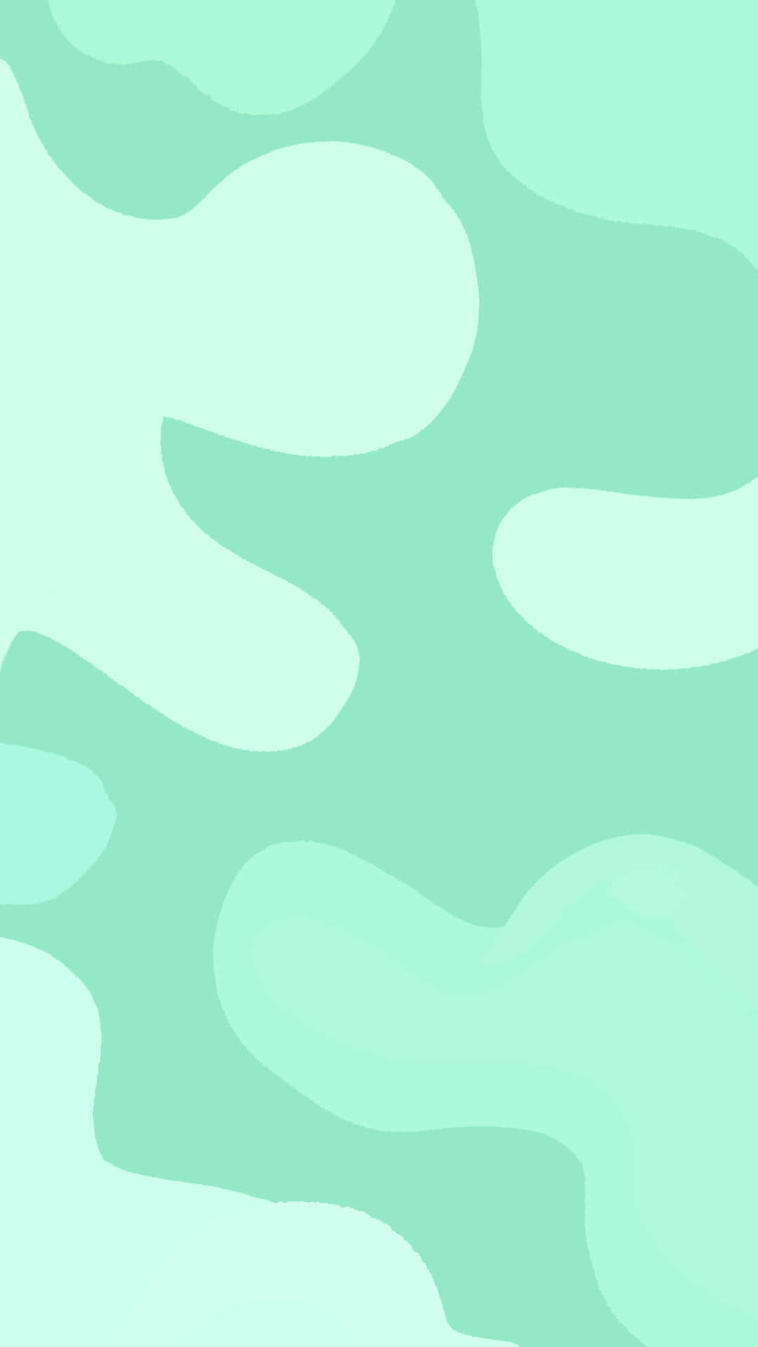 Pastel Mint Waves Background Background