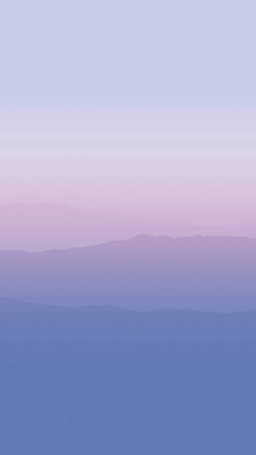 Pastel Mountains Minimalist Phone Background