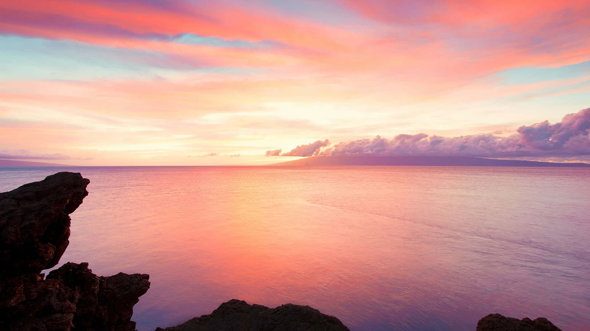 Pastel Ocean View Nice Desktop Background