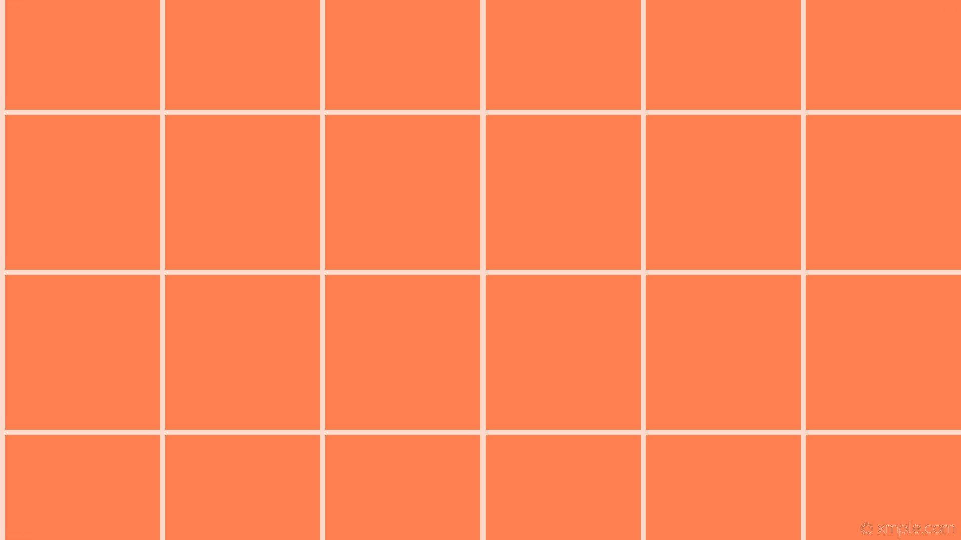 Pastel Orange Aesthetic Gridline