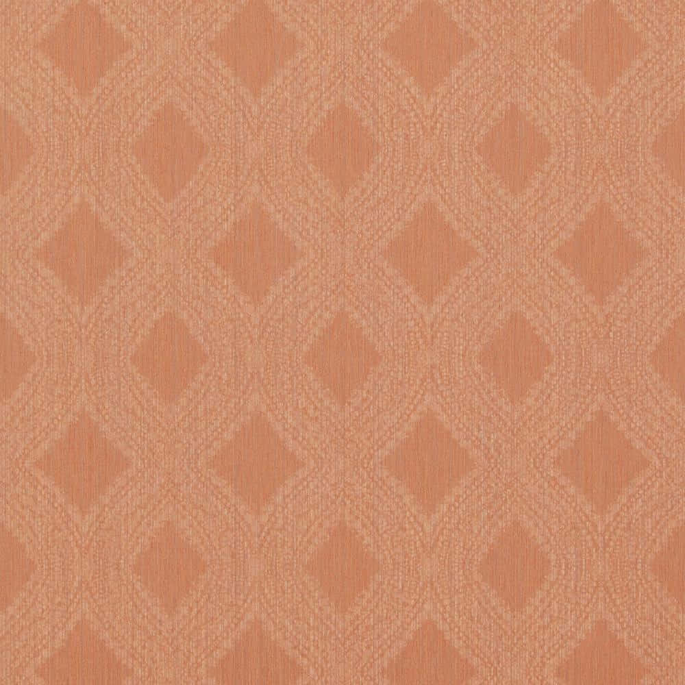 Pastel Orange Diamond Pattern Background
