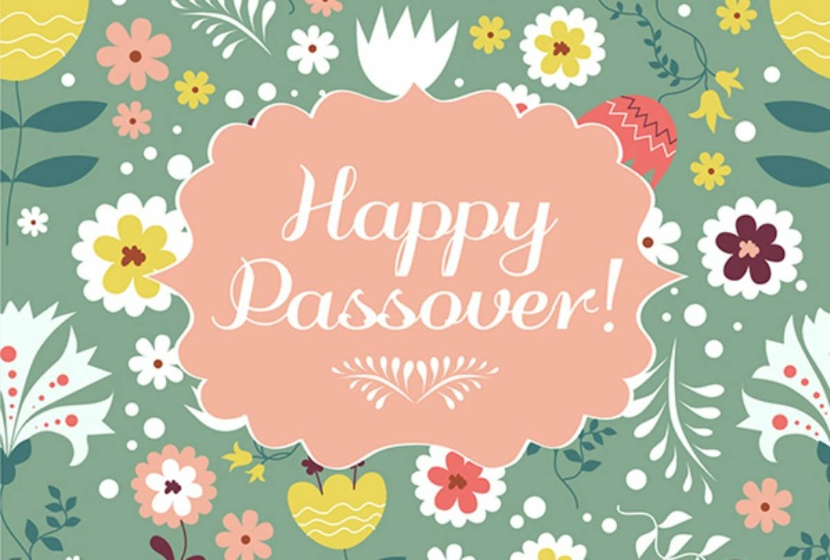 Pastel Passover Greetings Background