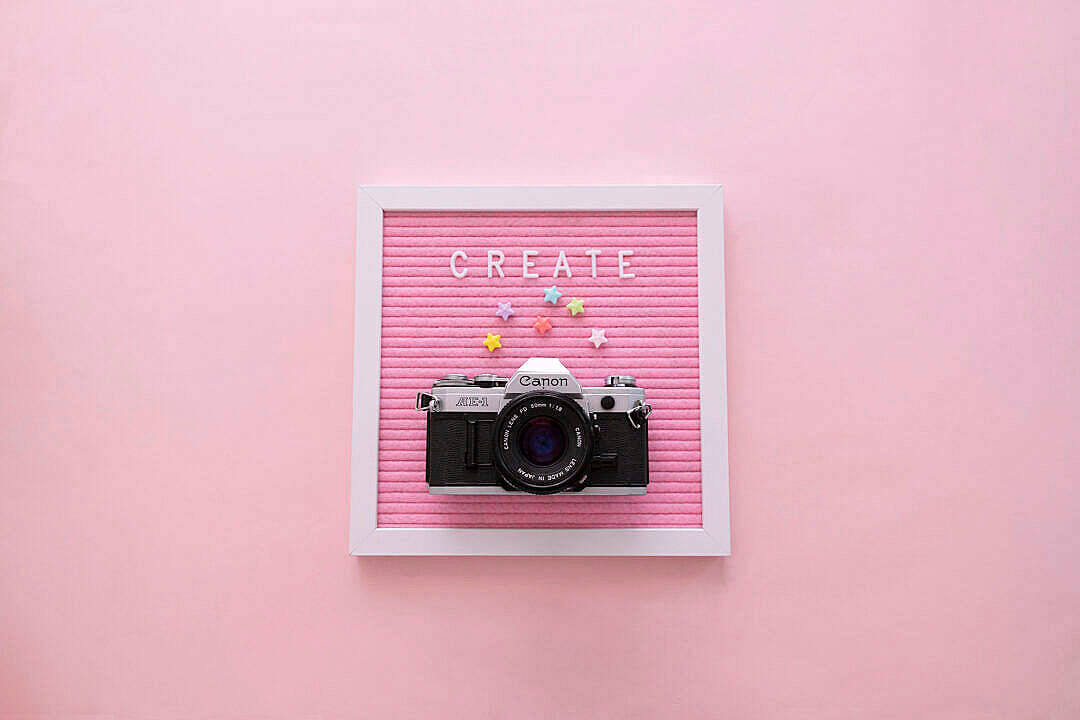 Pastel Pink Aesthetic Letter Board Background