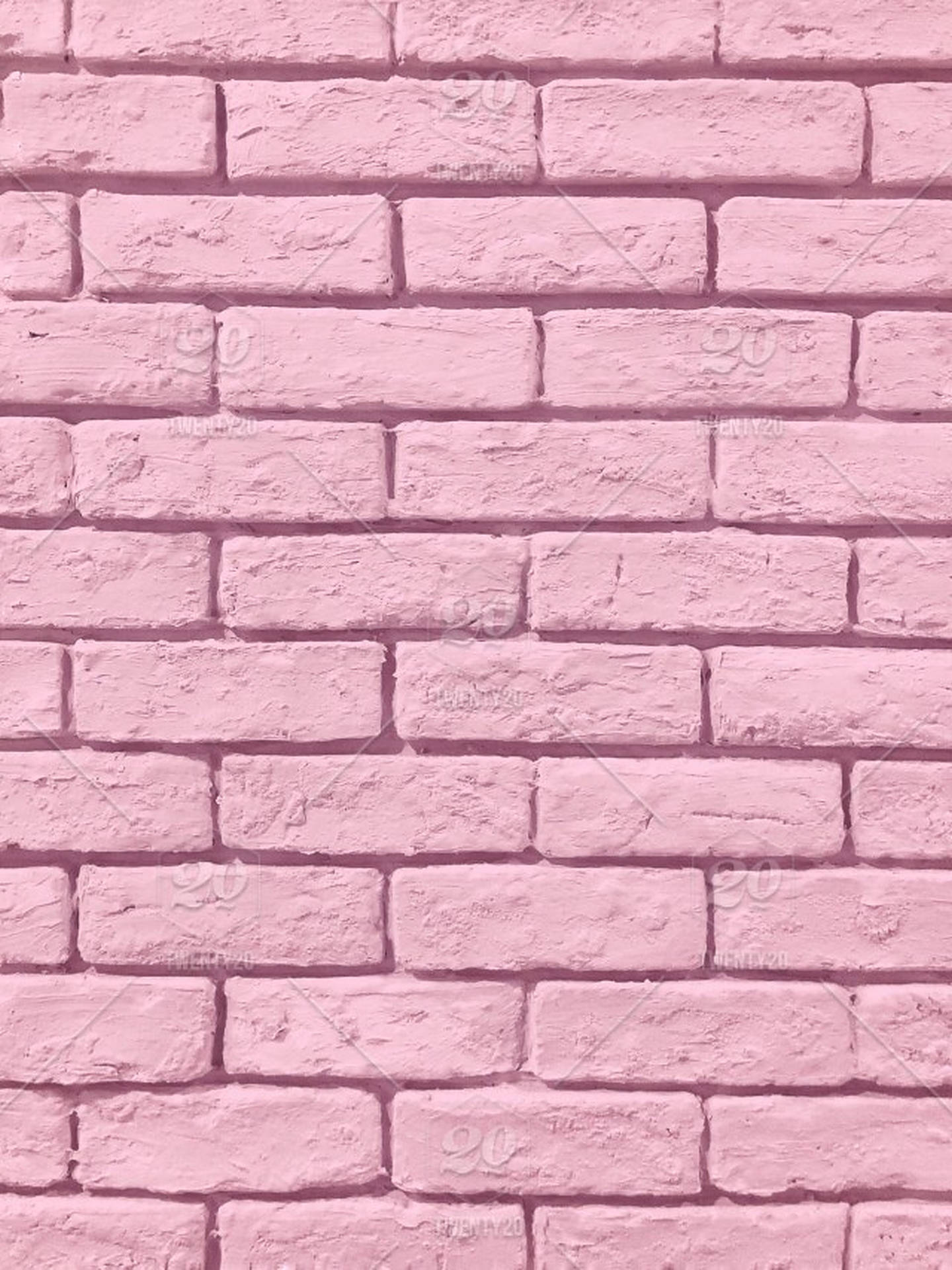 Pastel Pink Brick Background Background