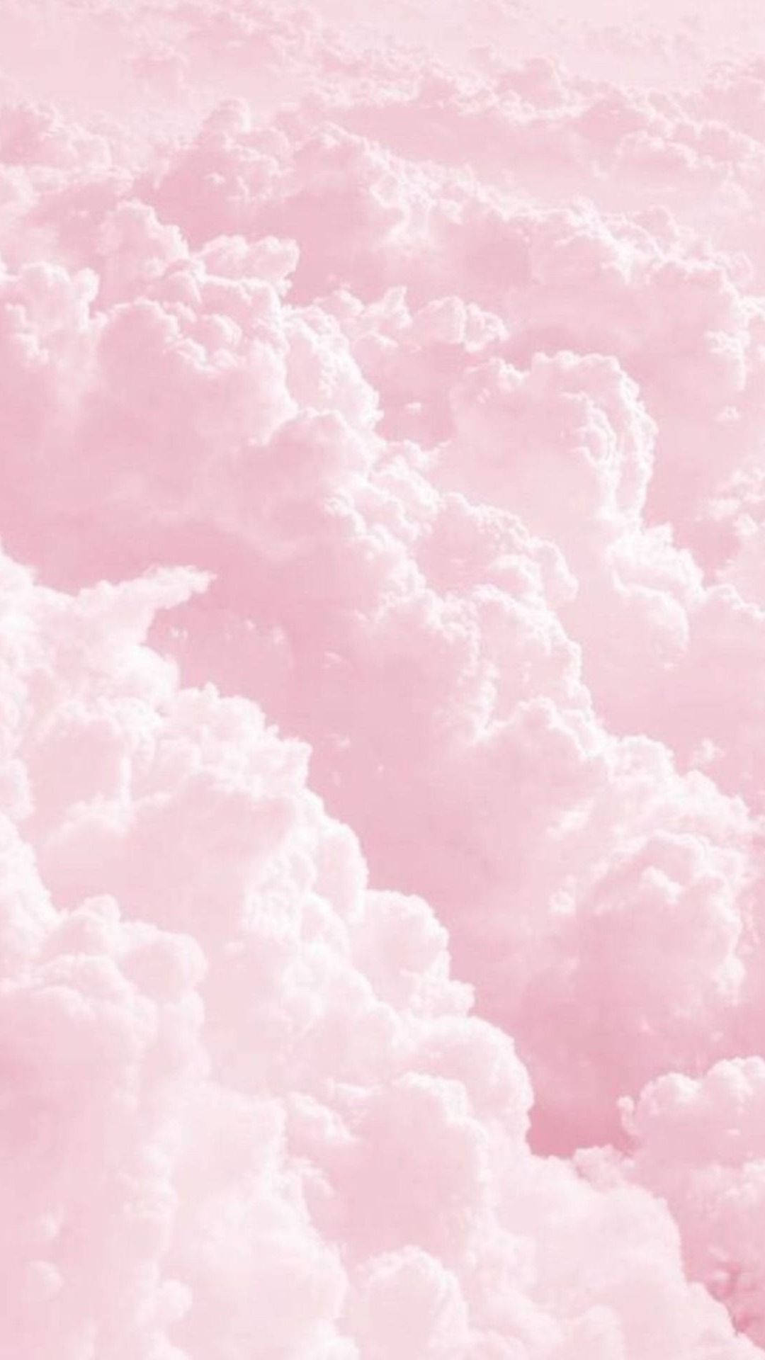 Pastel Pink Clouds Background Background