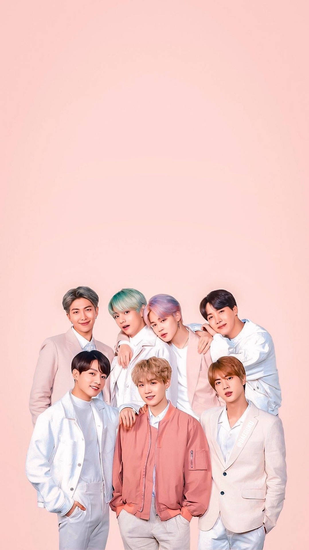 Pastel Pink Lockscreen Bts Background