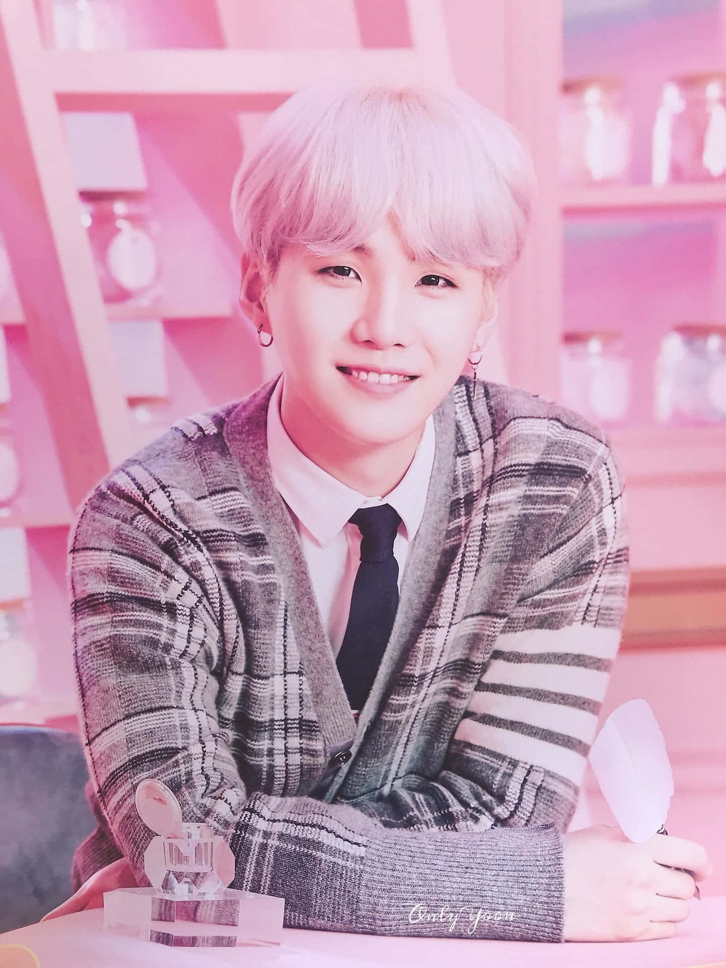 Pastel Pink Suga Aesthetic Background