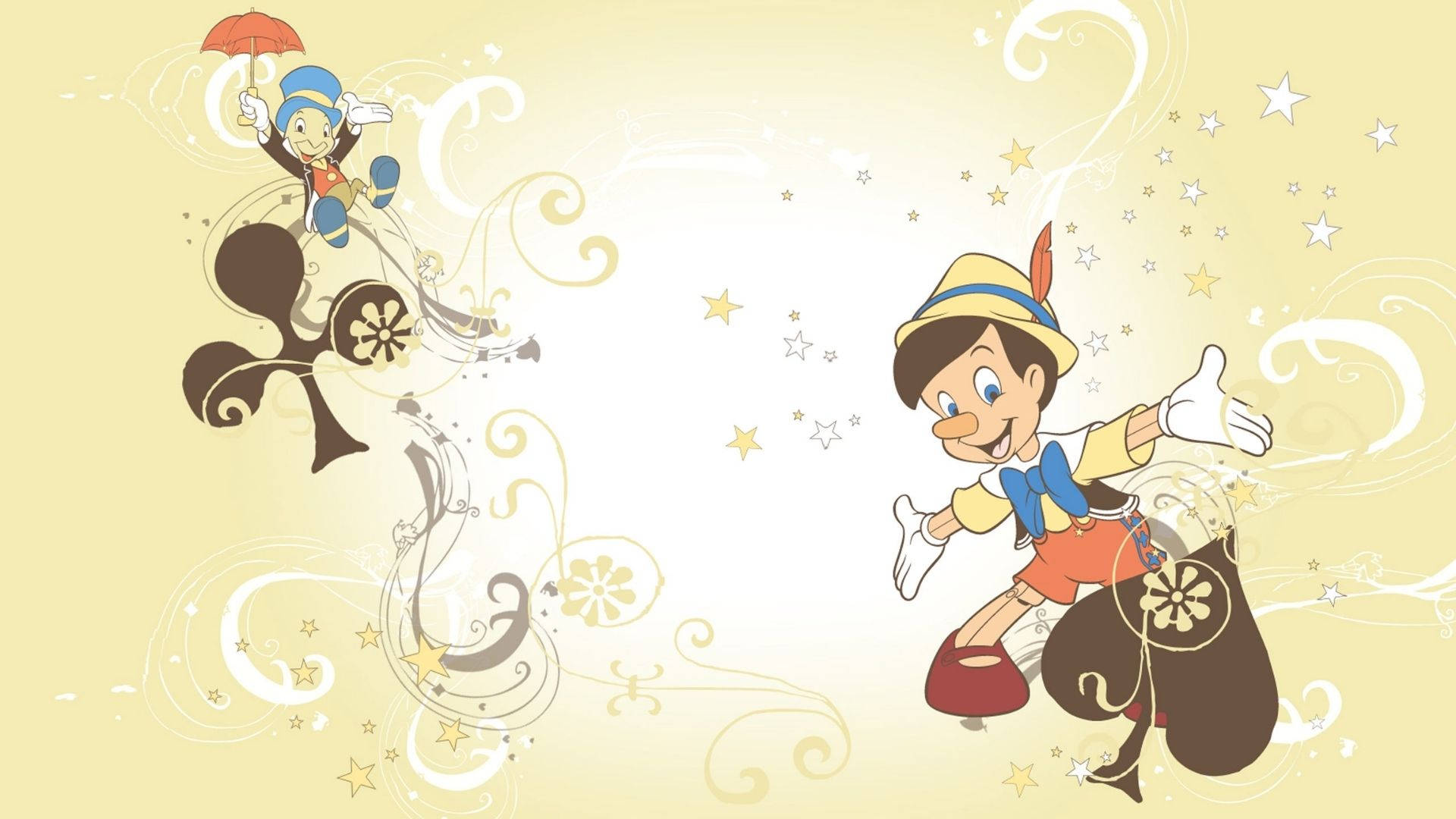 Pastel Pinocchio Background