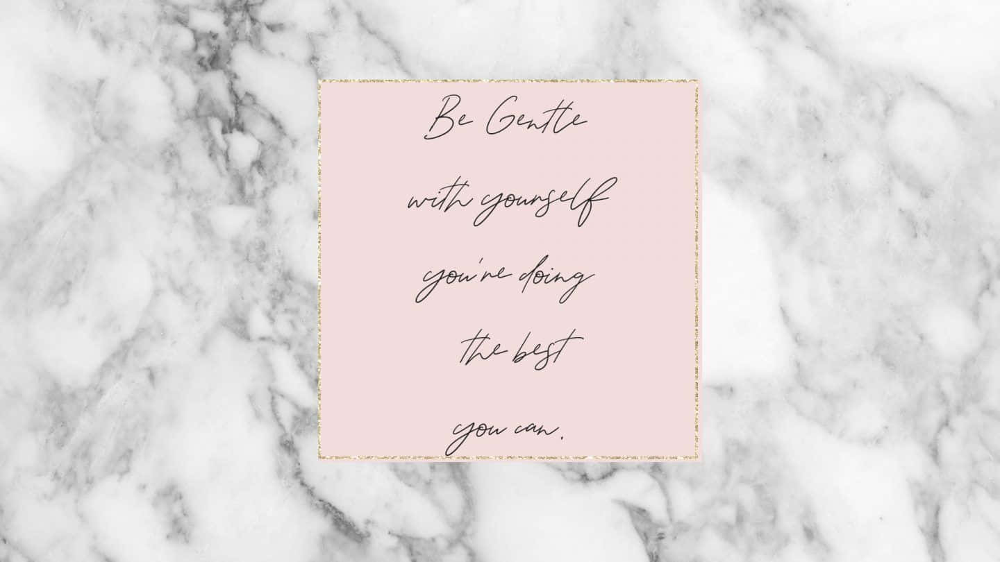 Pastel Quote On Marble Nice Desktop Background