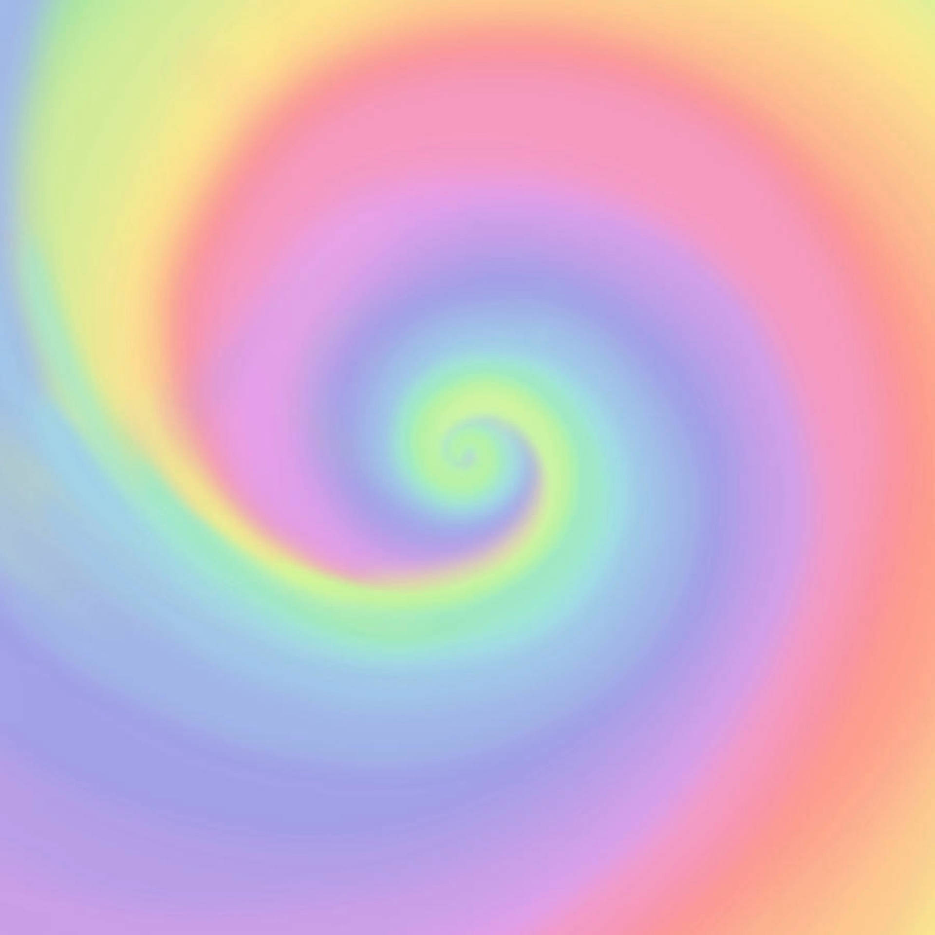 Pastel Rainbow Swirl Pattern Design