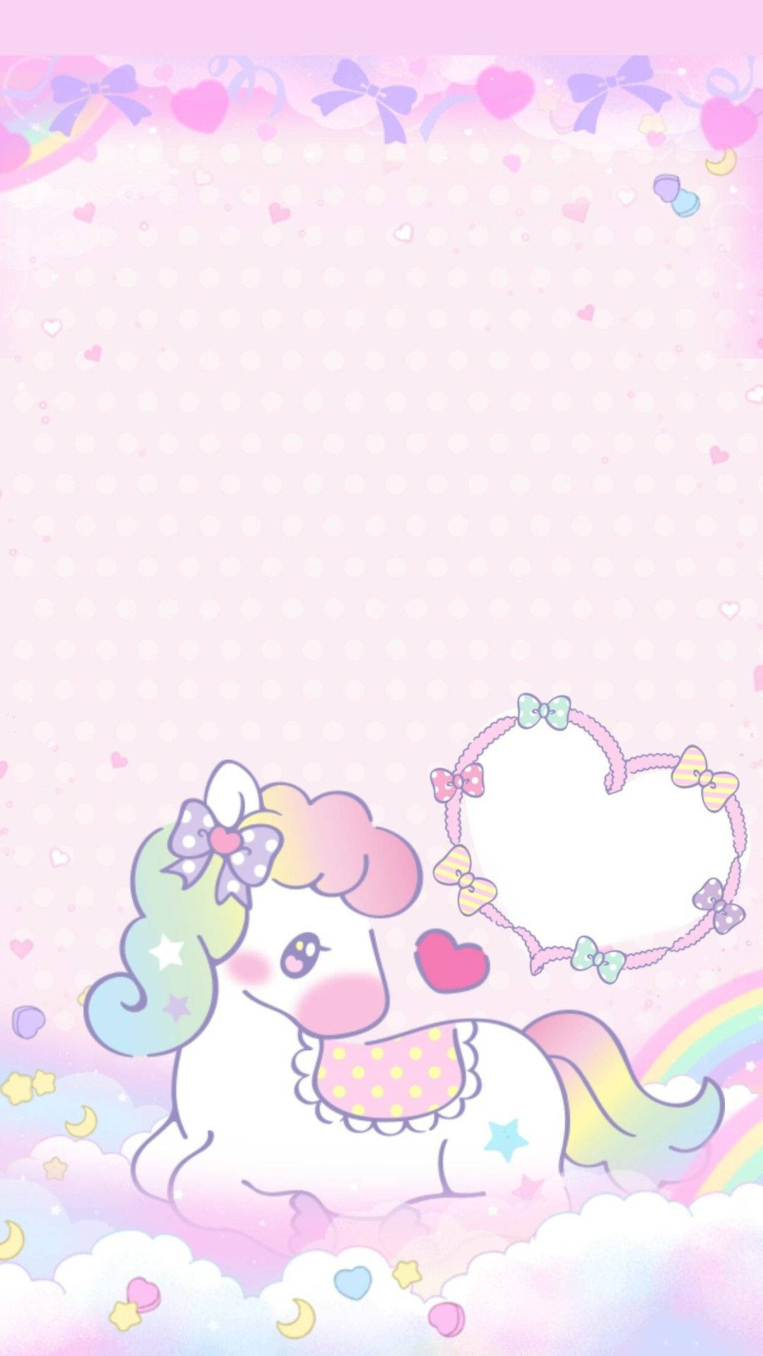 Pastel Rainbow Unicorn Background