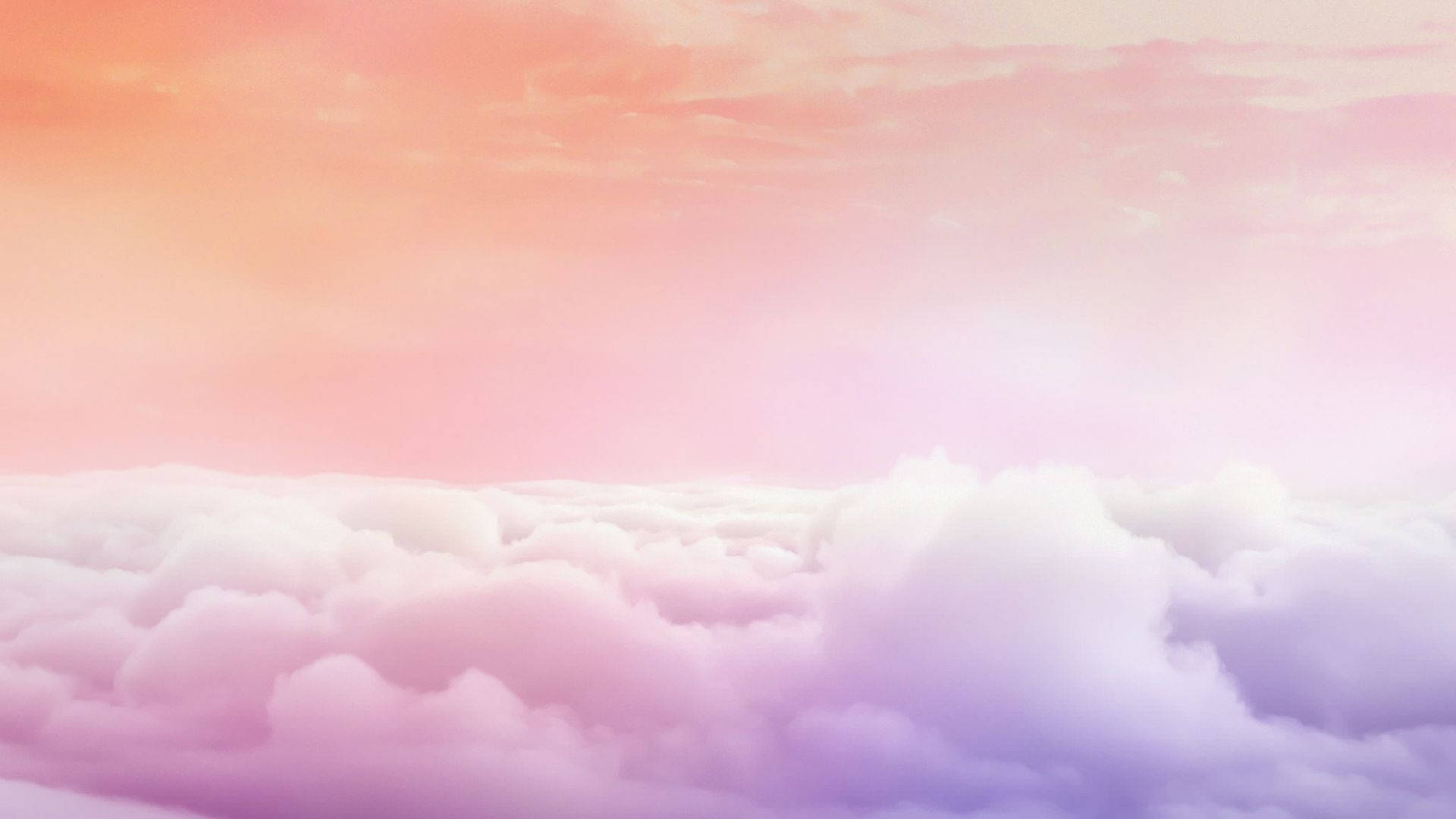 Pastel Sky Pink Cloud