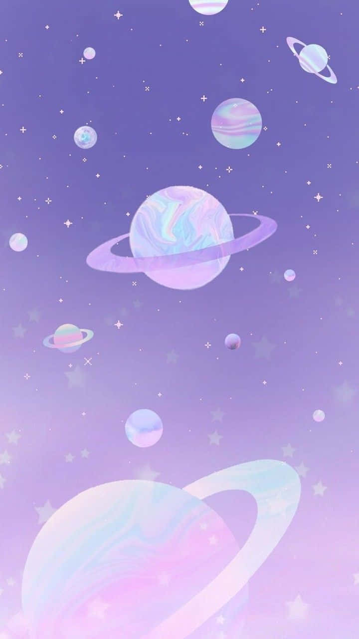 Pastel_ Space_ Planets_ Background Background
