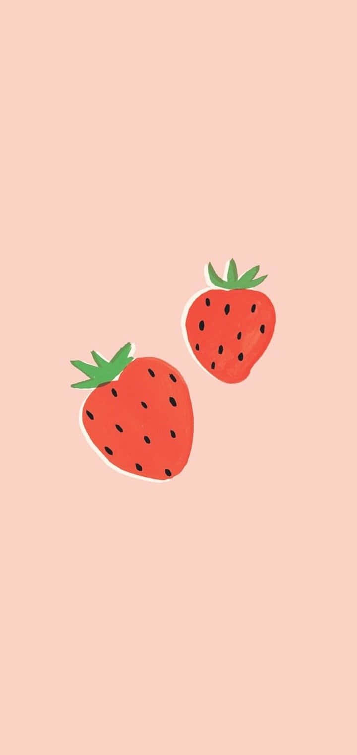 Pastel Strawberry Fruit