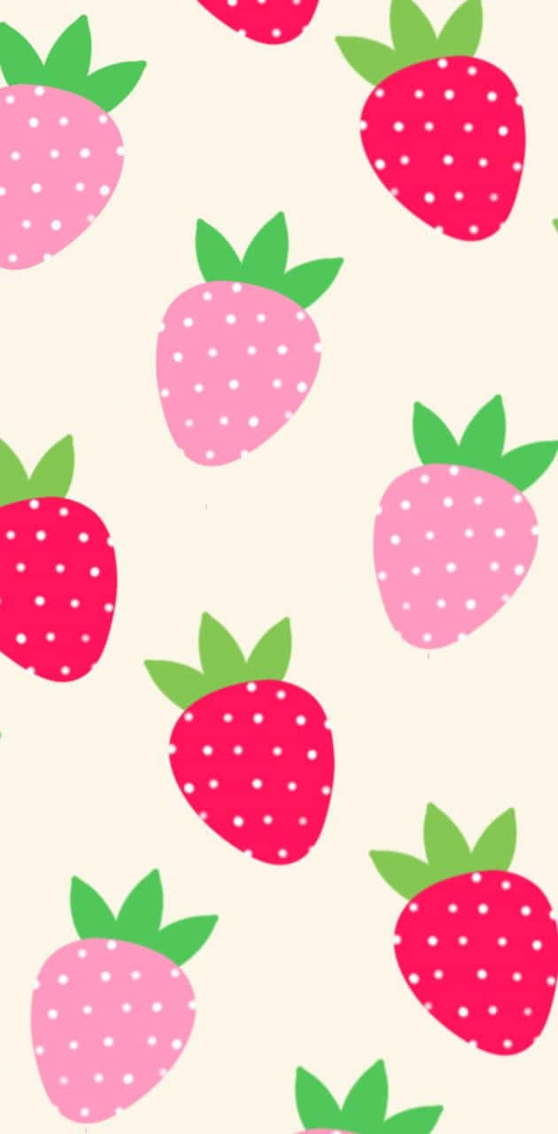 Pastel Strawberry Iphone