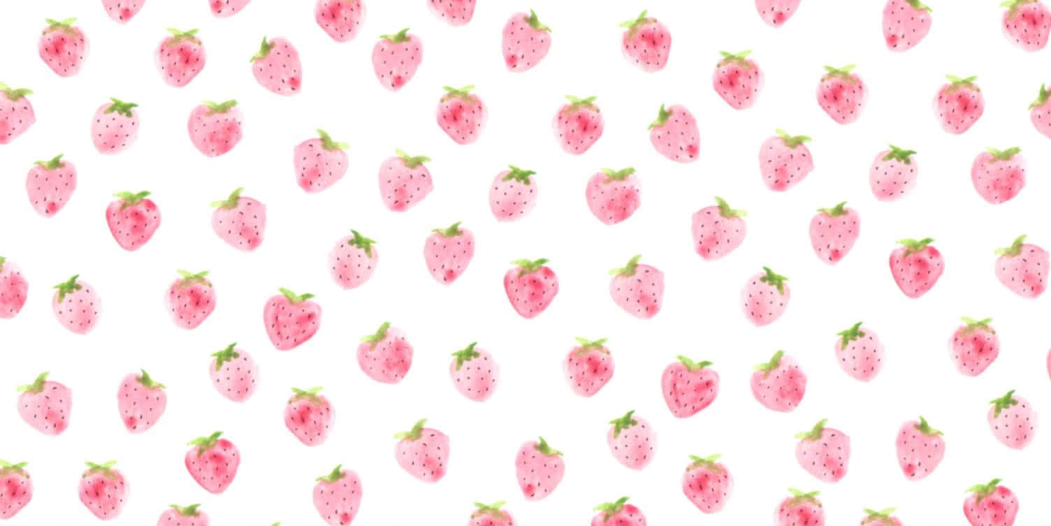 Pastel Strawberry Seamless Artwork