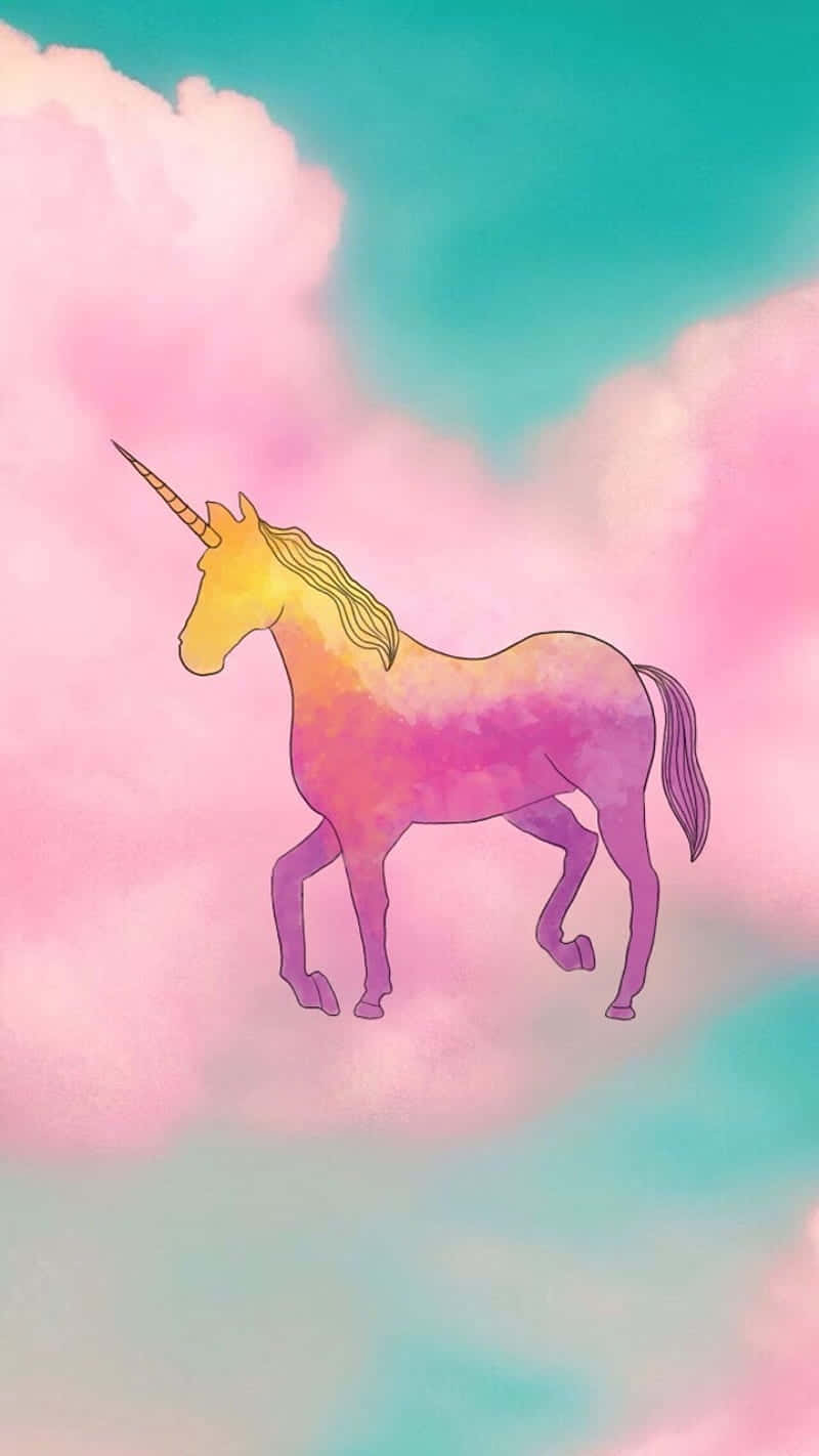 Pastel Unicorn Phone Wallpaper