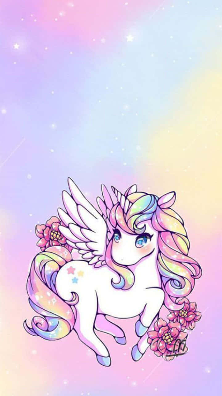 Pastel Unicorn Wallpaper Background
