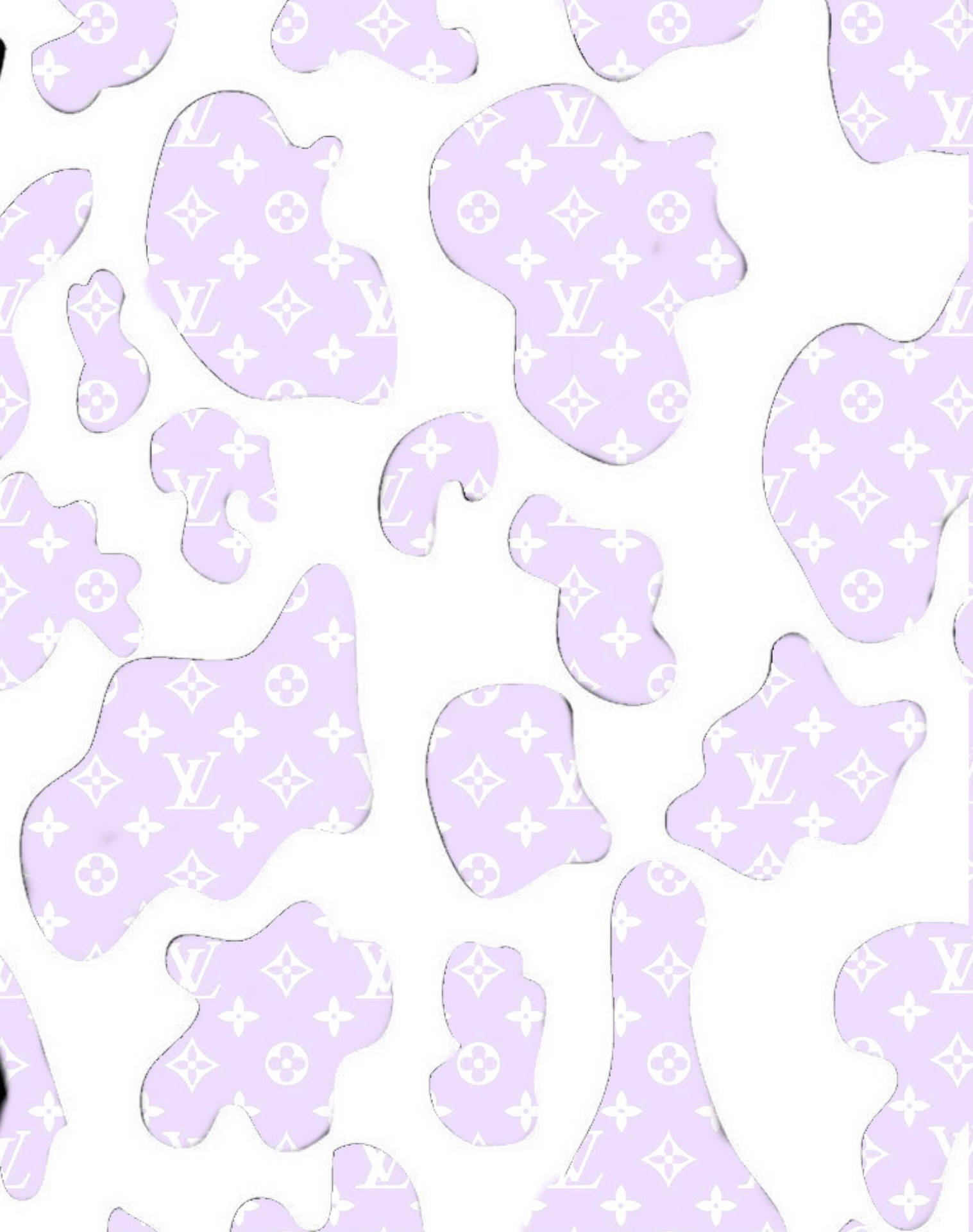 Pastel Violet Cow Print Louis Vuitton