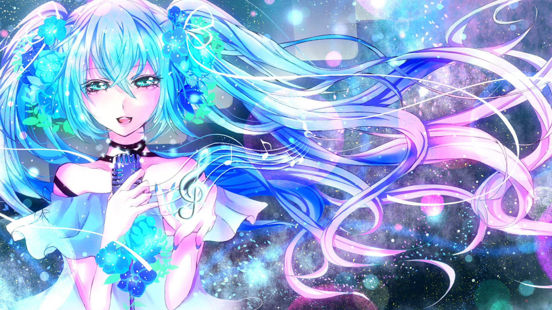 Pastel Vocaloid Background
