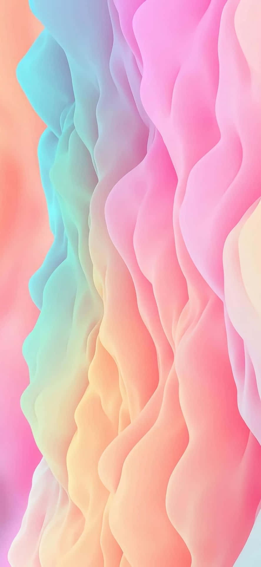 Pastel Wave Gradient Background Background