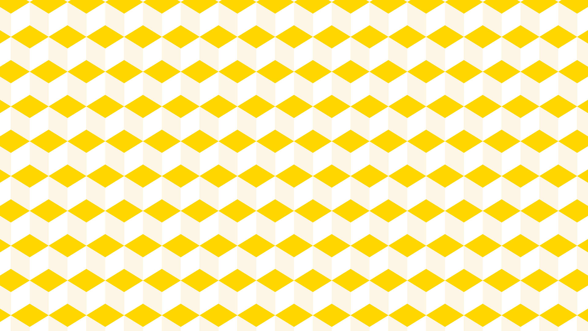 Pastel Yellow And White 3d Cubes Background