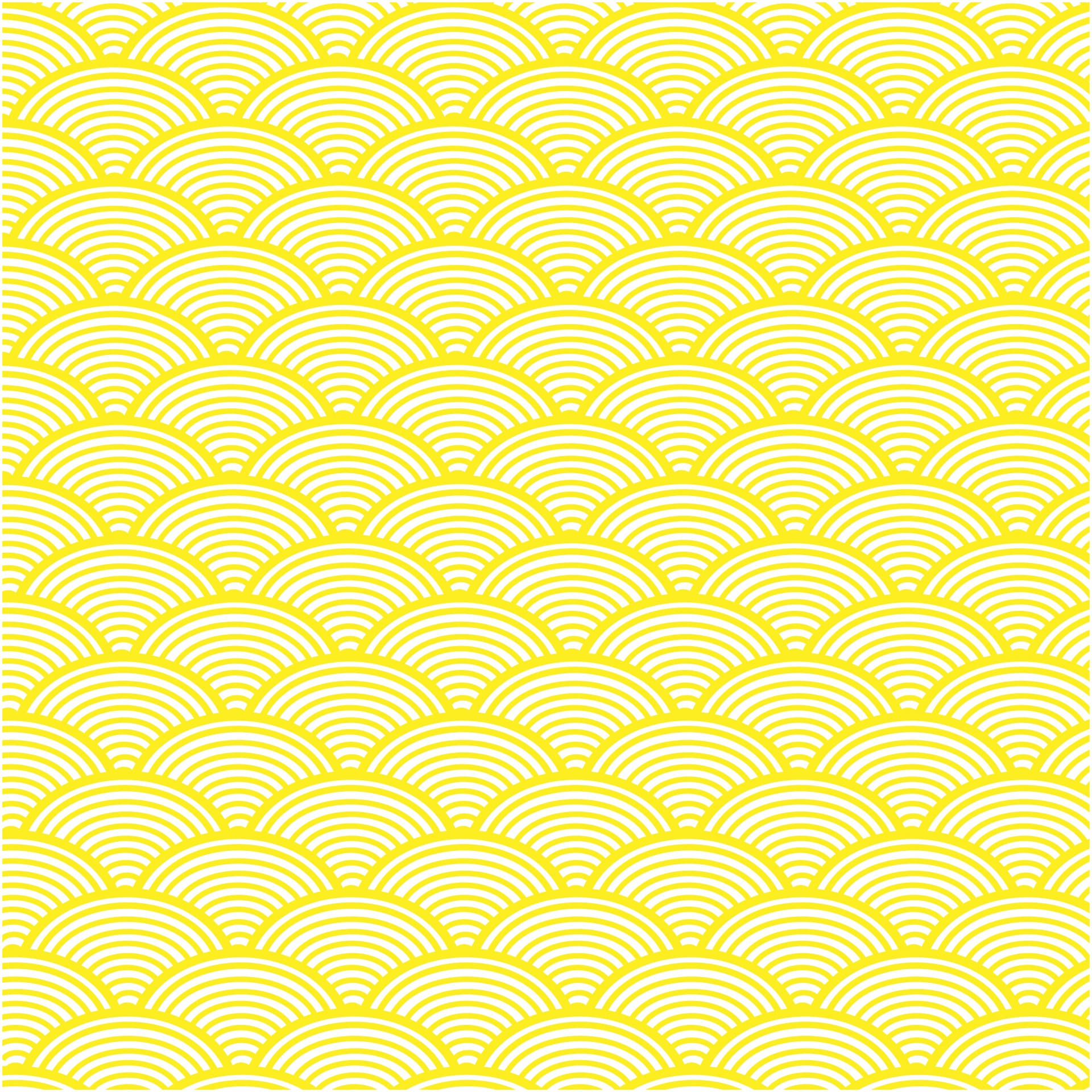 Pastel Yellow Scallop Patterns Background