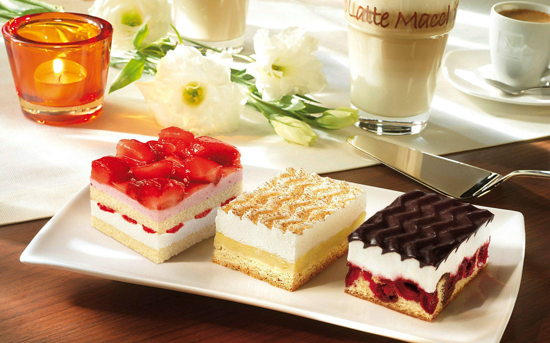 Pastry Cake Desserts Background