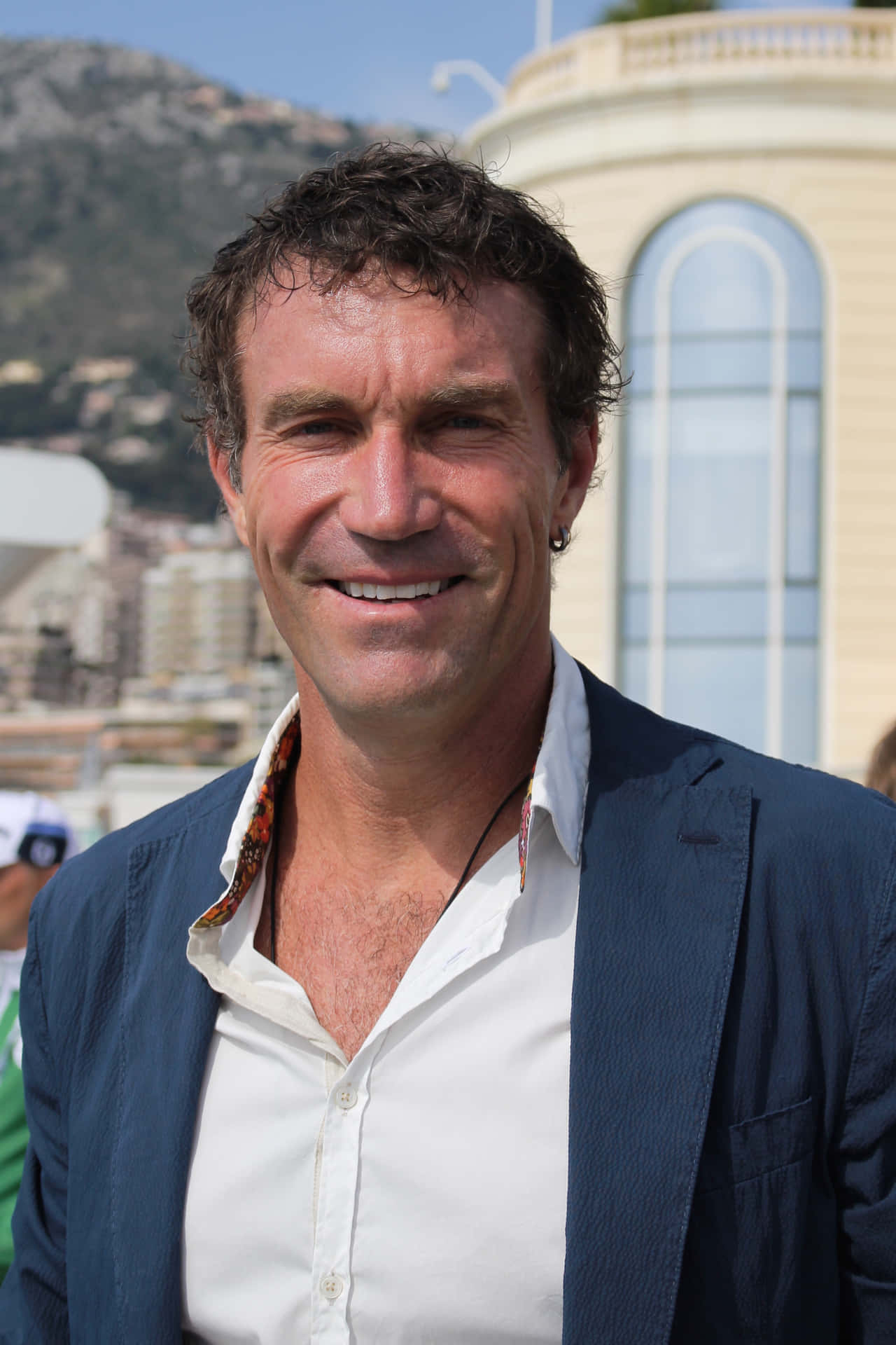 Pat Cash Wearing Suits Background