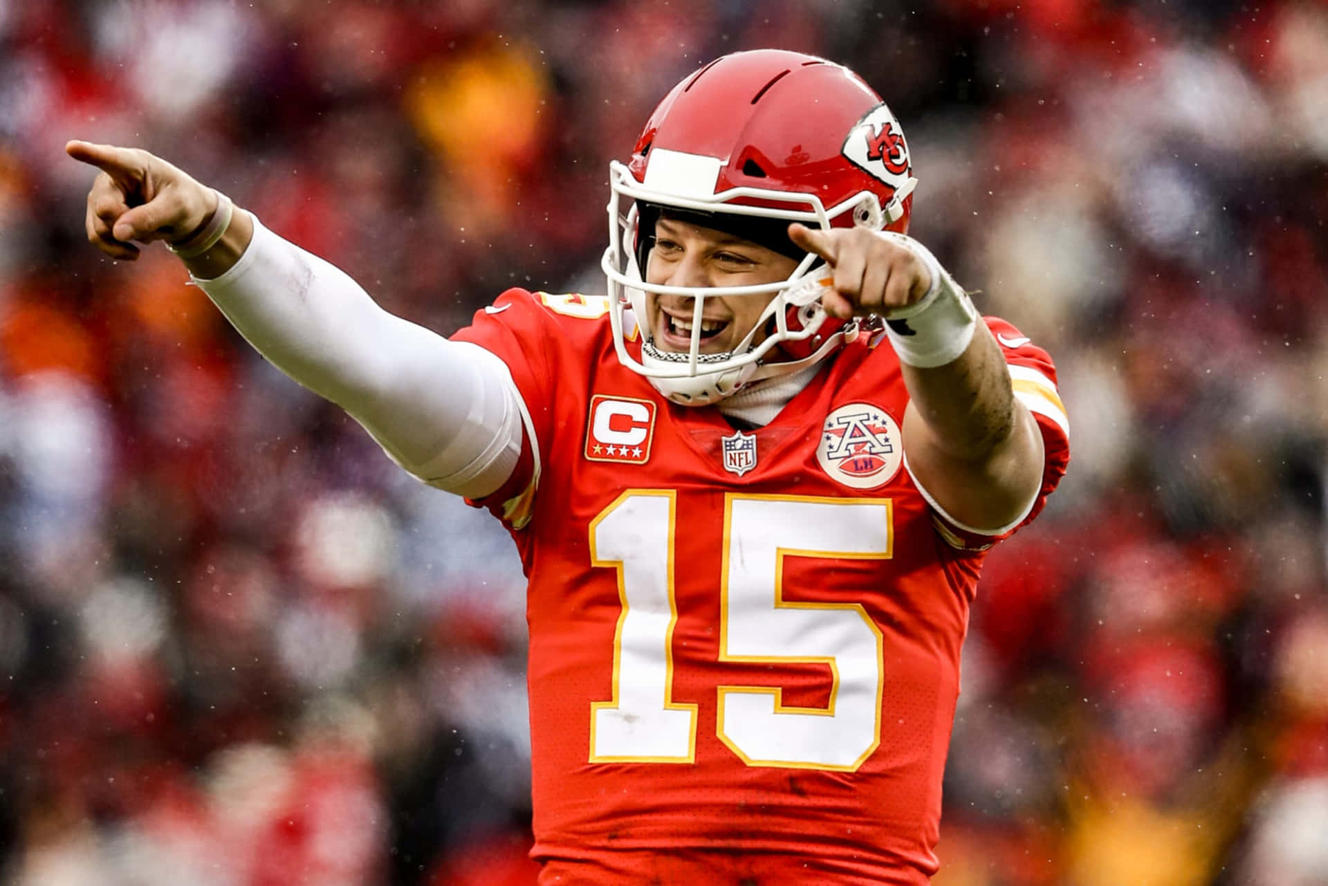 Pat Mahomes, Mvp And Quarterback Of The Kansas City Chiefs Background