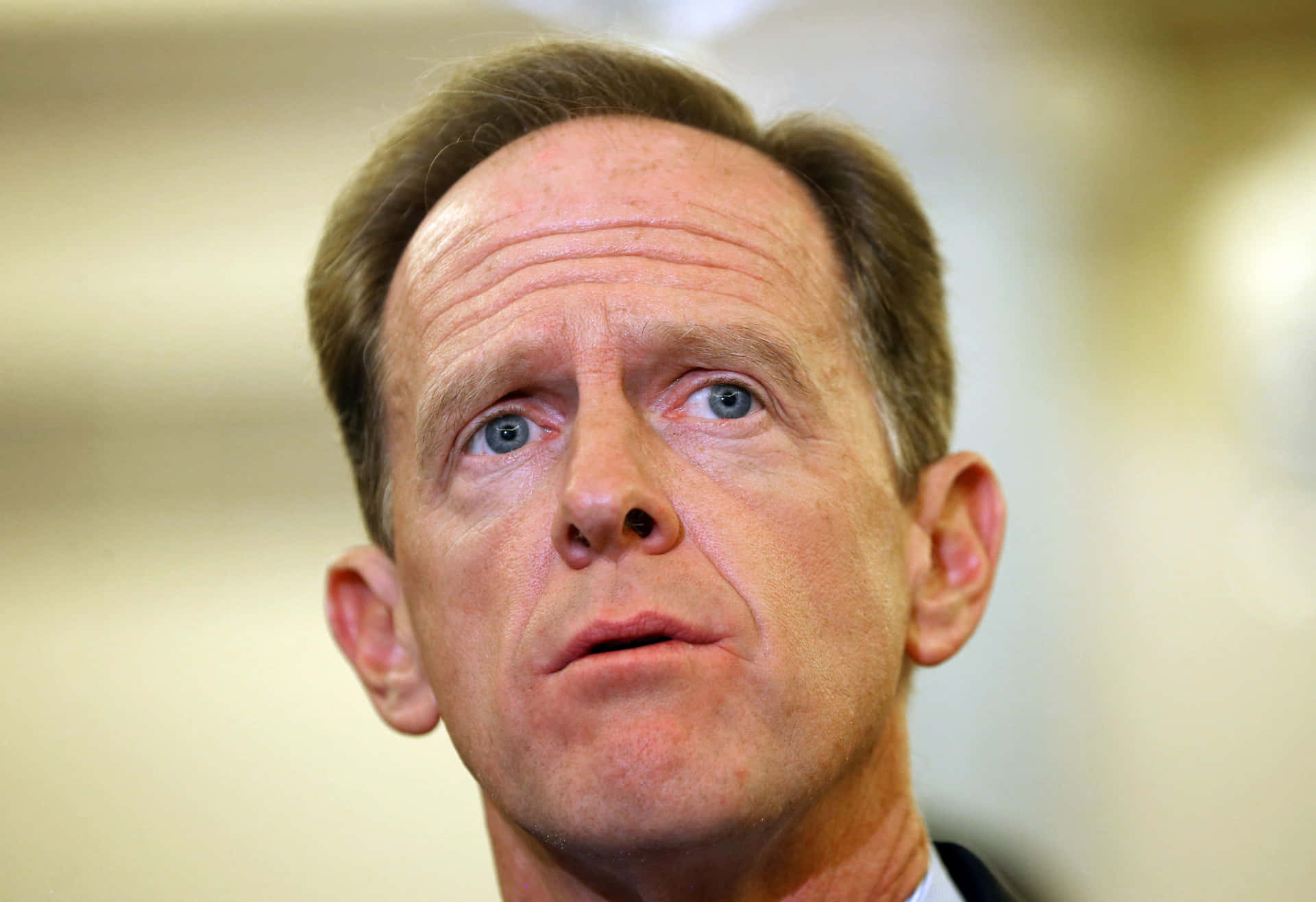 Pat Toomey Lookign Afar
