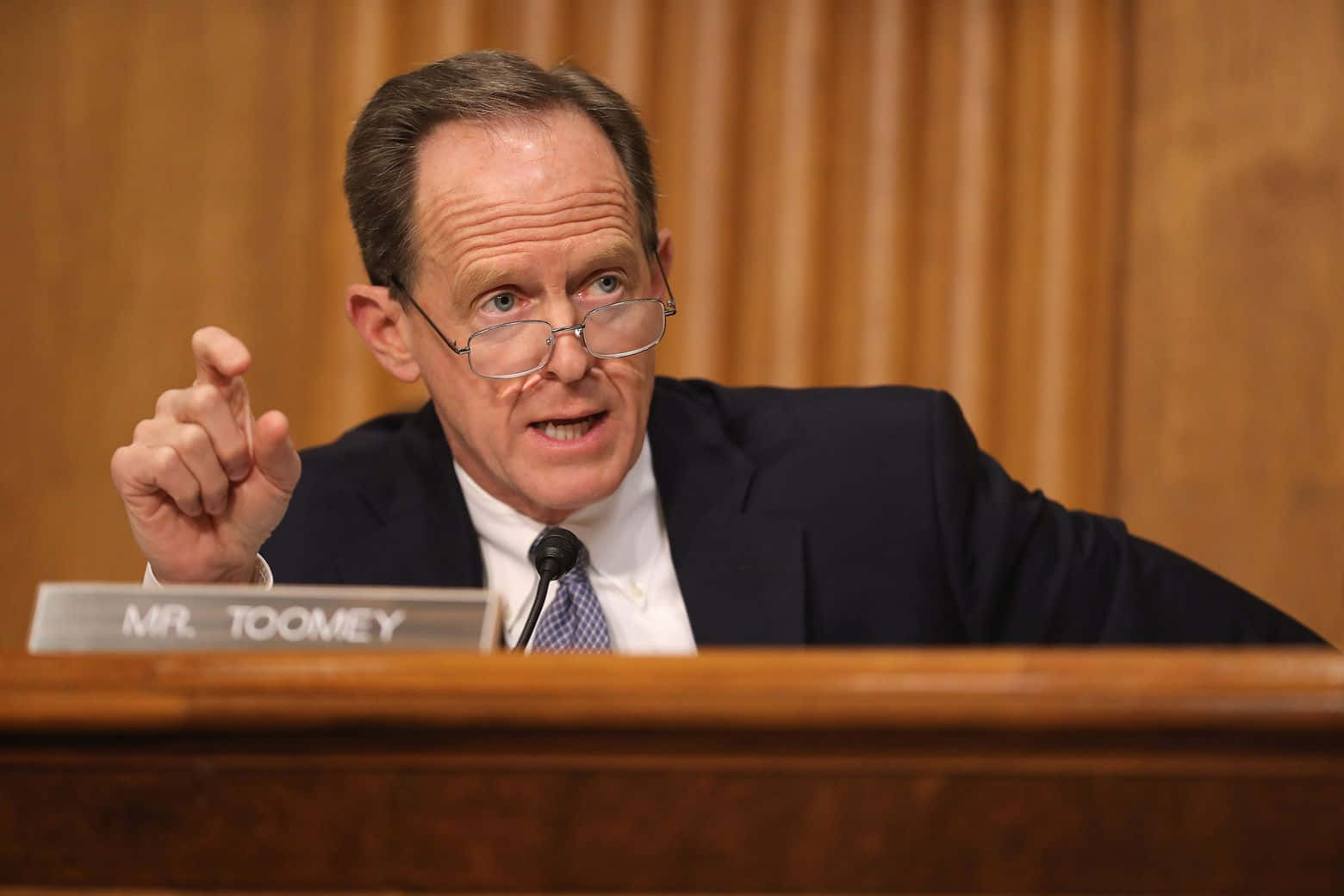 Pat Toomey With Glasses
