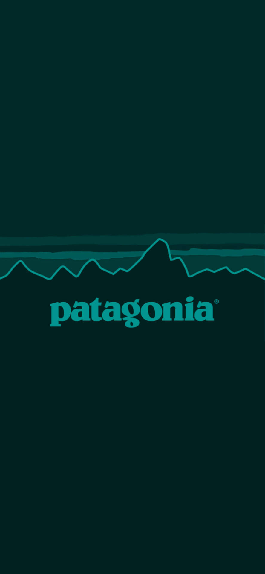 Patagonia Green Logo Background