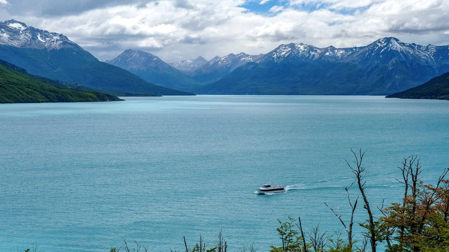 Patagonia Lake Chile South America Background