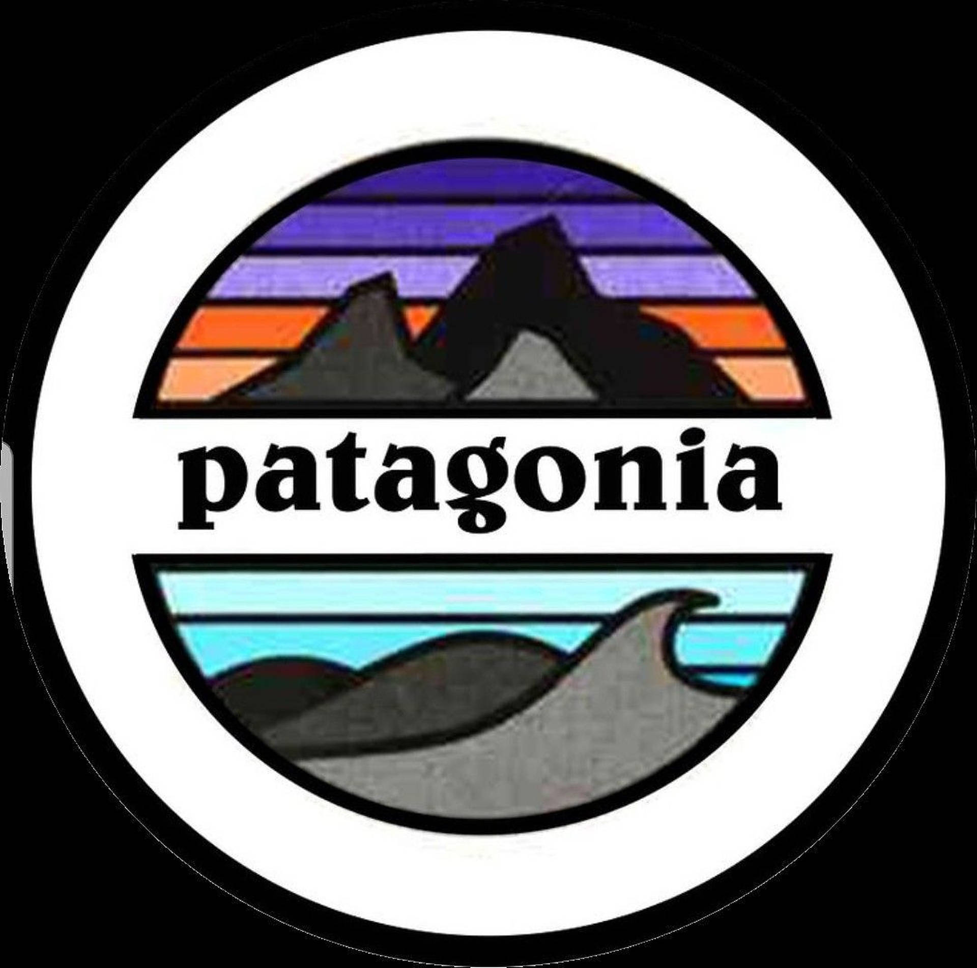 Patagonia Round Logo Background