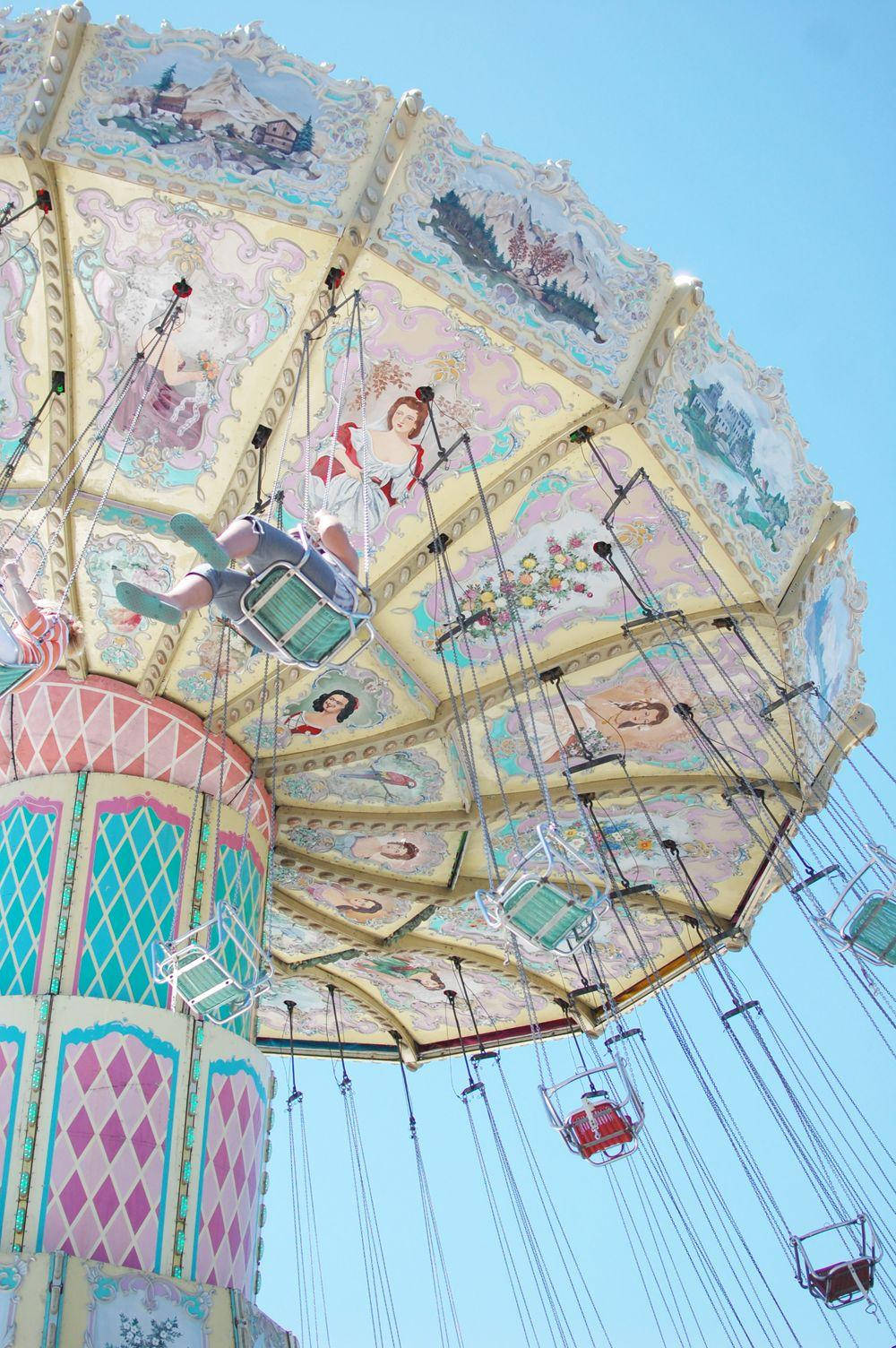 Patel Vintage Colorful Carousel Background