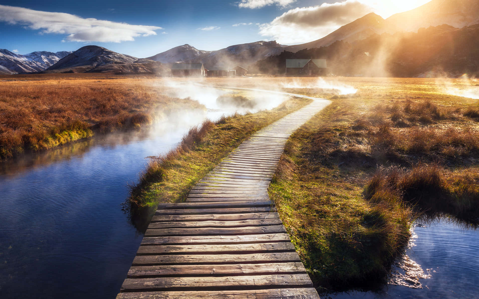 Path By The River Background