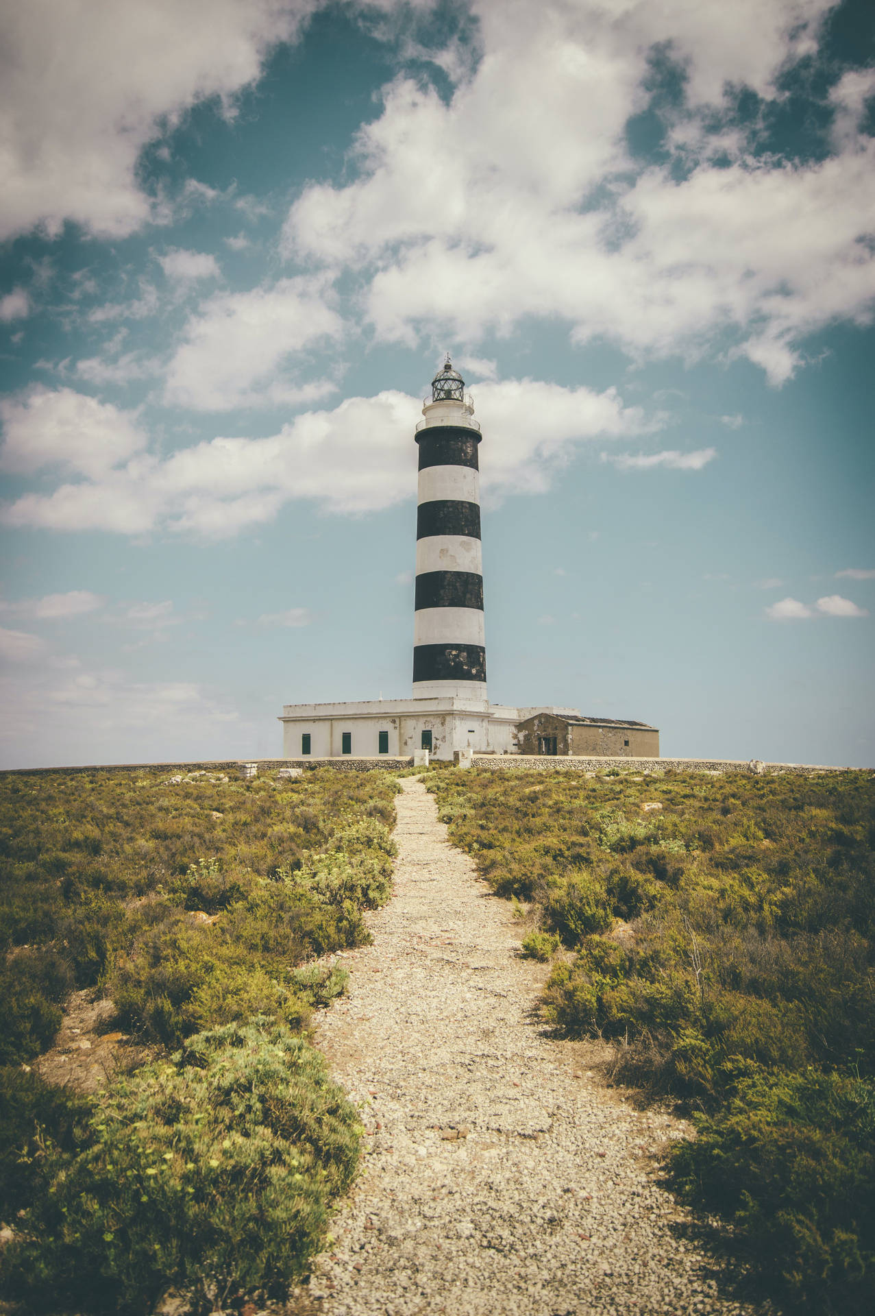 Path To Lighthouse Background