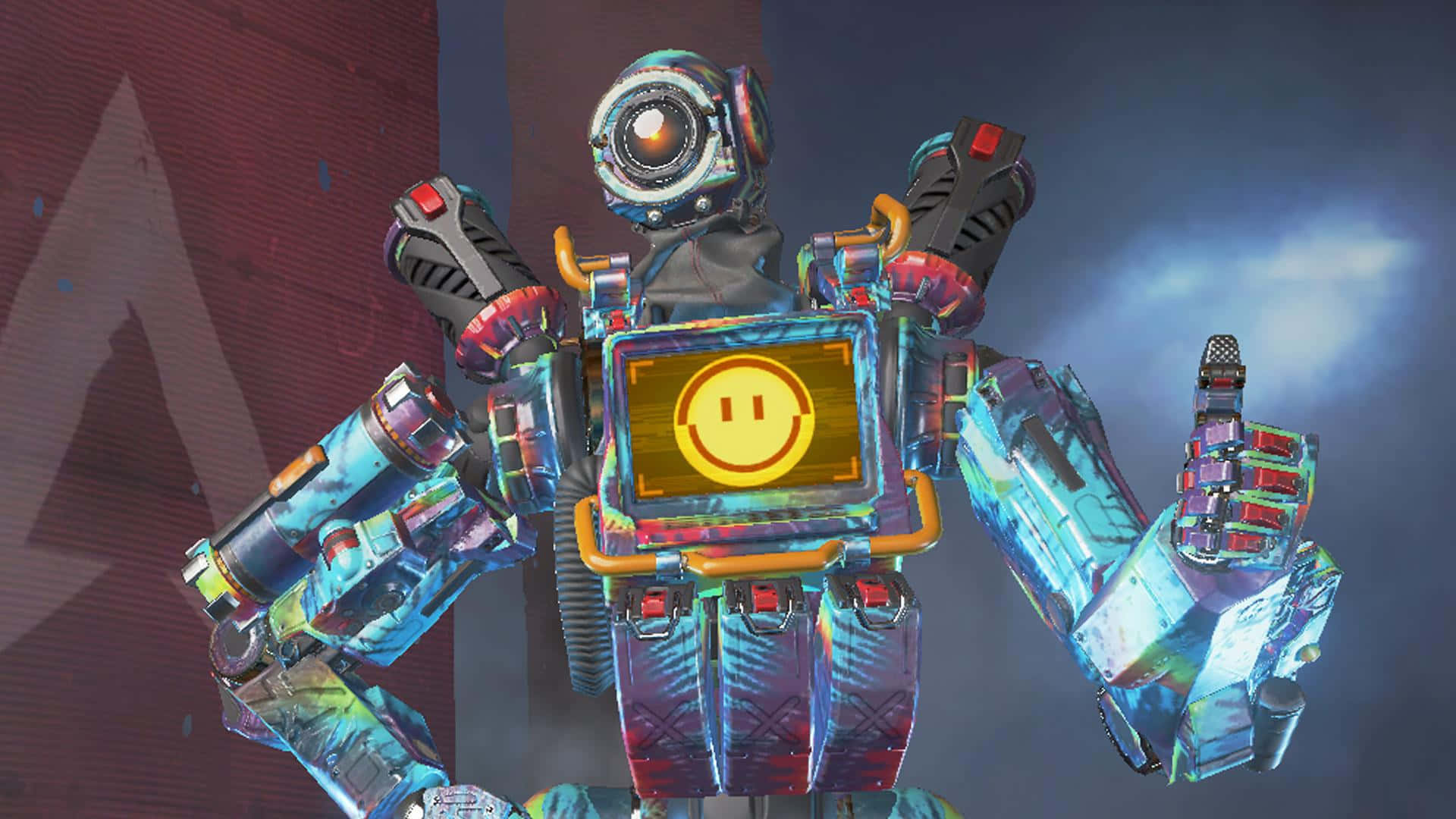 Pathfinder Apex Legends Tie Dye Skin Background