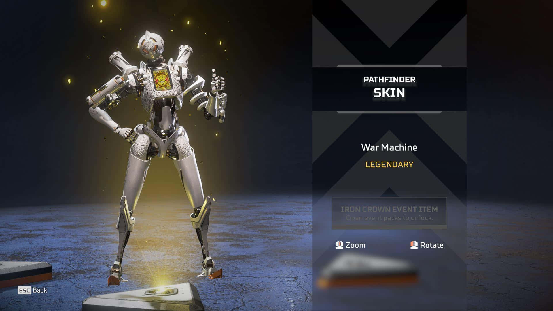 Pathfinder Apex Legends War Machine Skin