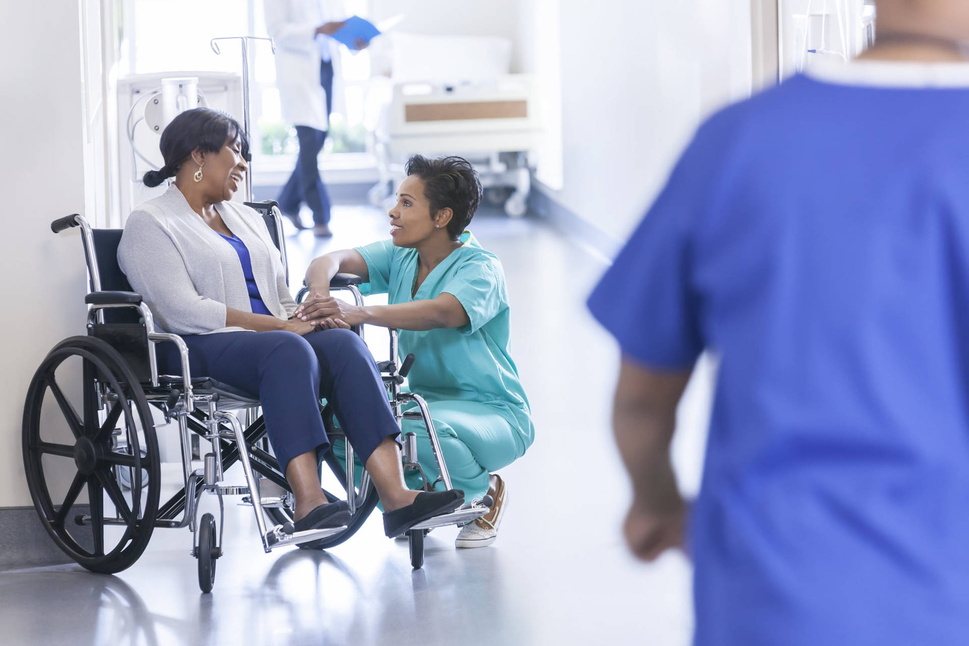 Patient In Wheelchair