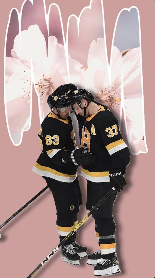 Patrice Bergeron Together With Brad Marchand In Fanart