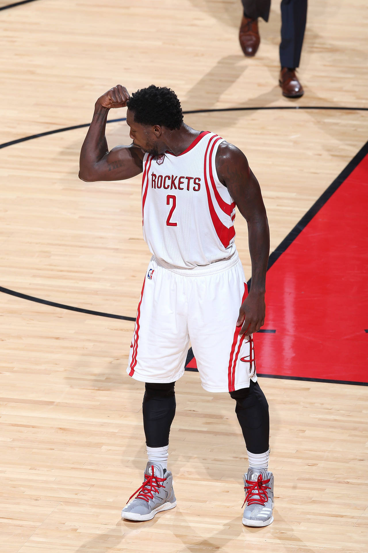 Patrick Beverly Flexing His Bicep