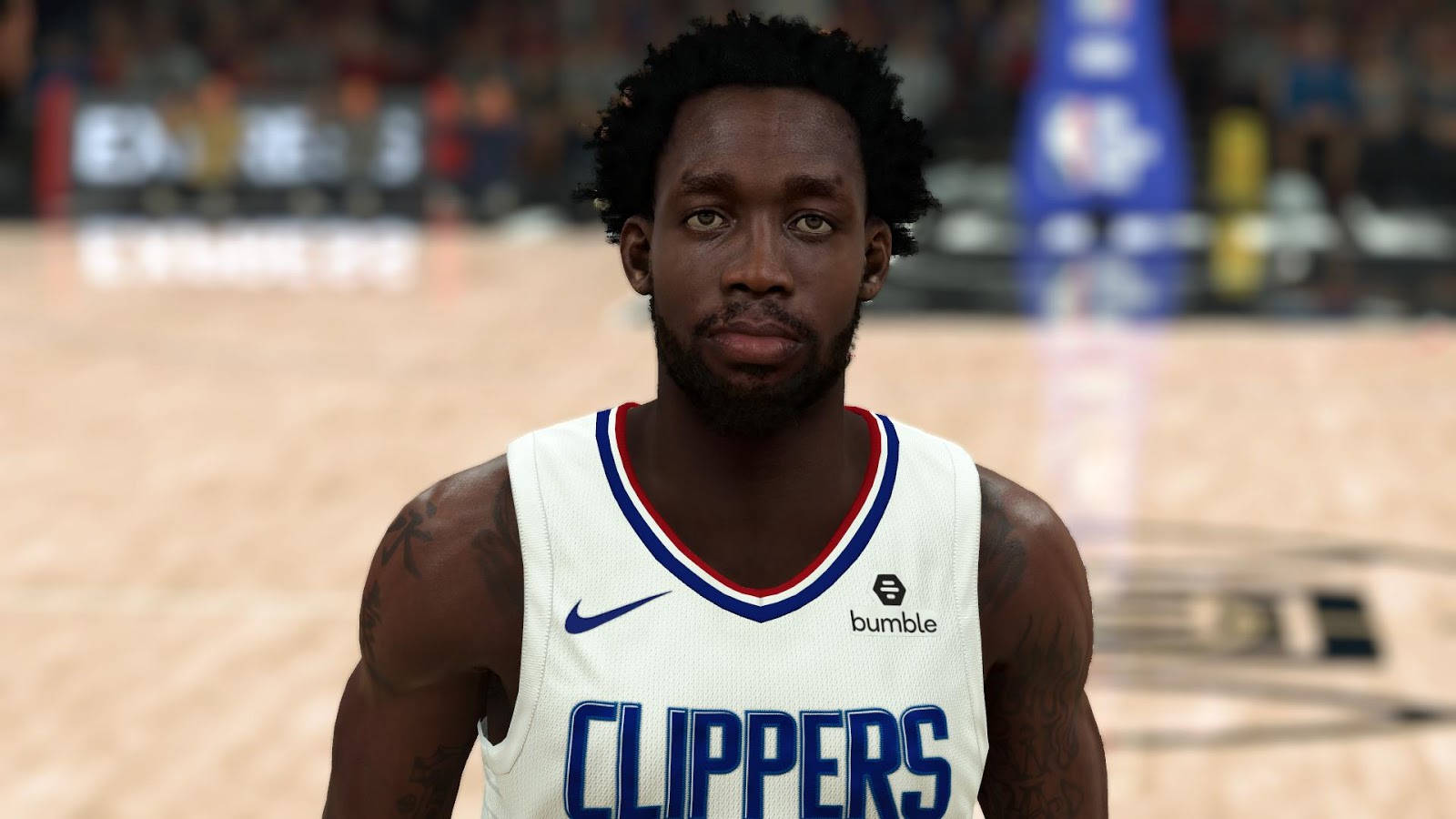 Patrick Beverly In Game Illustration Background