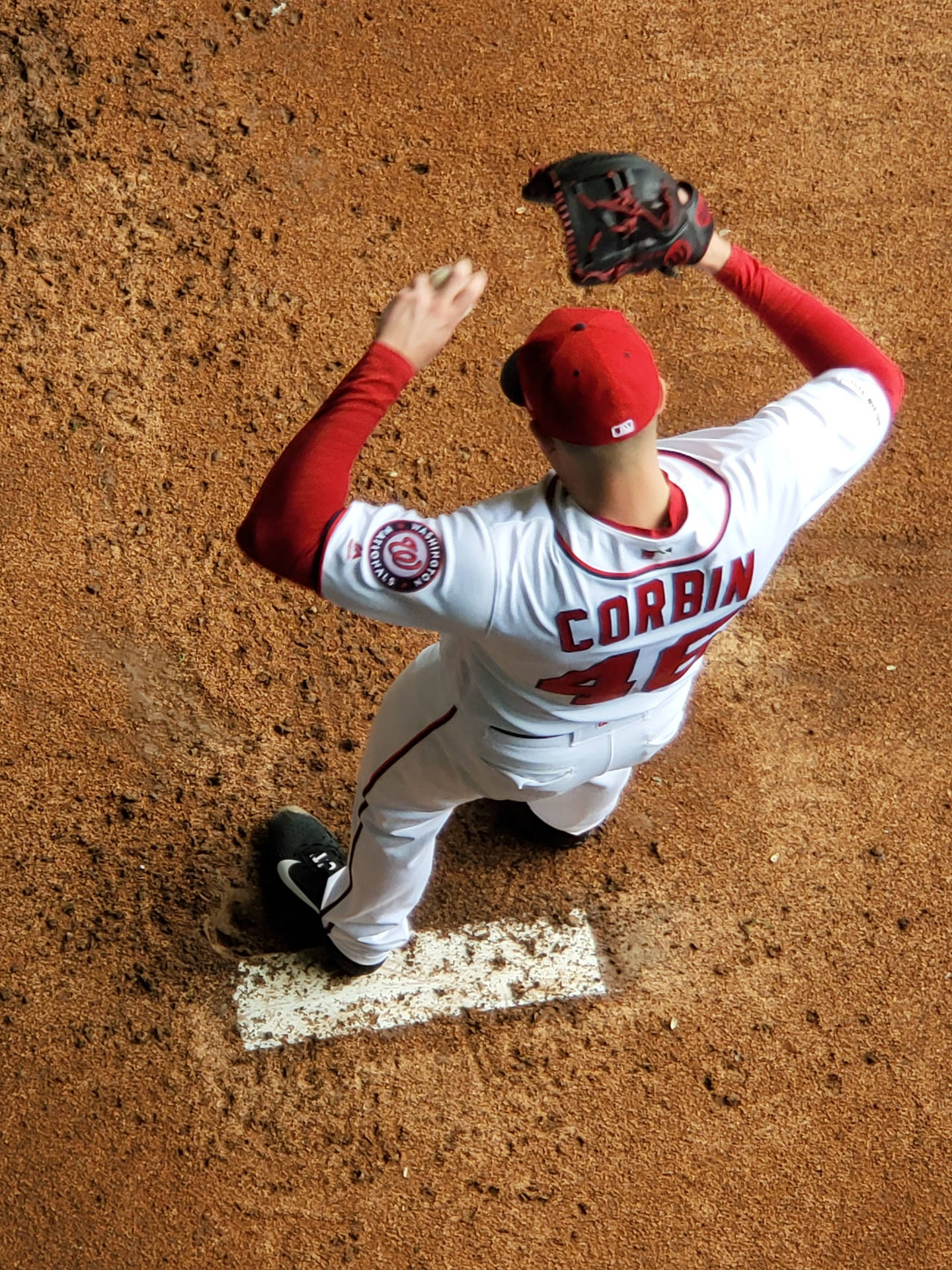 Patrick Corbin From Above Background