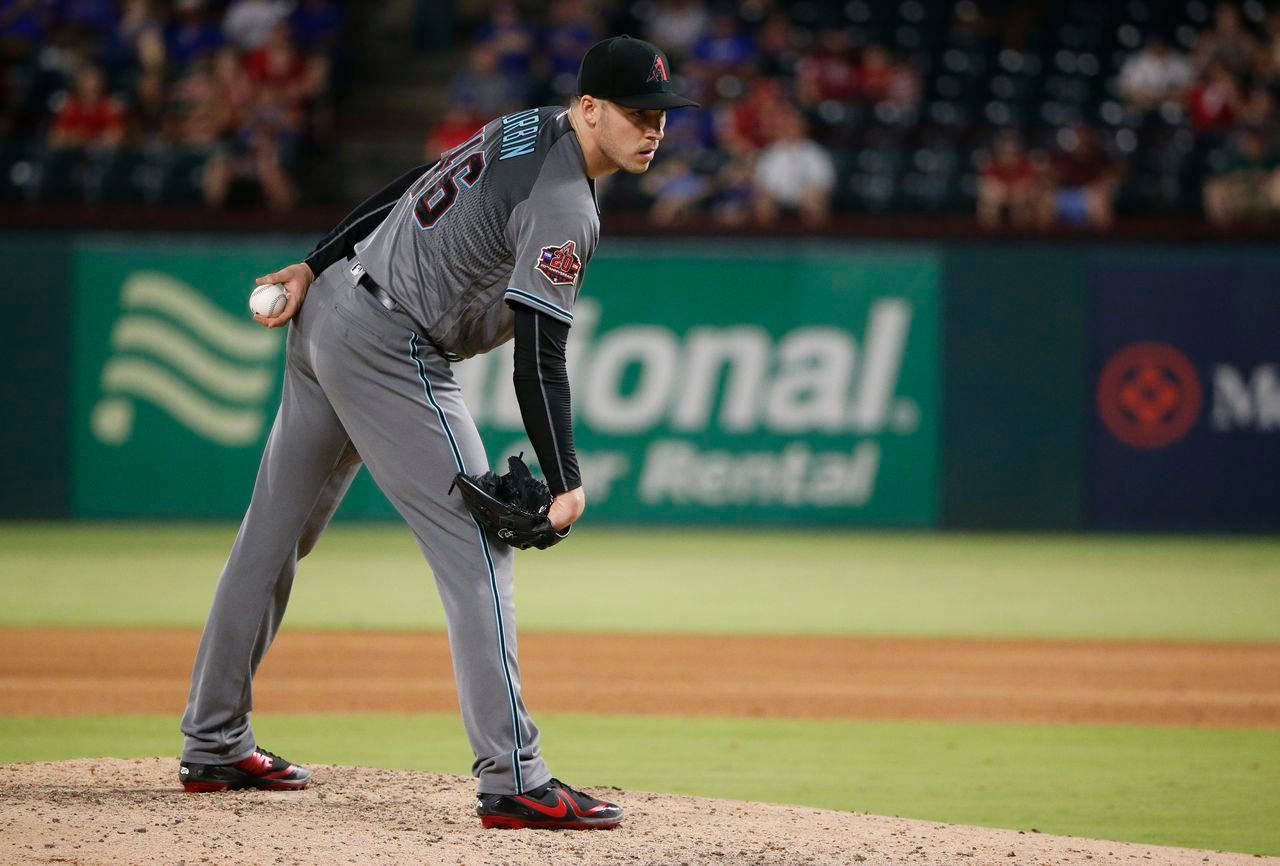 Patrick Corbin Leaning Forward Background